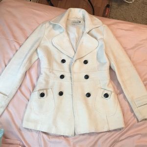 Off white peacoat